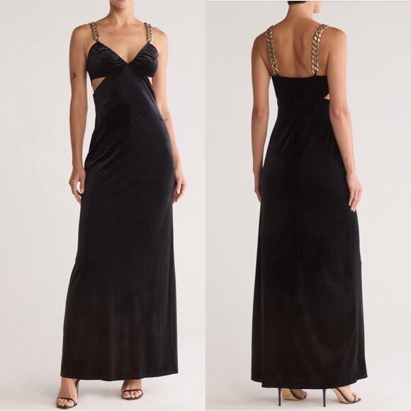 L'AGENCE Beatriz Cutout Maxi Dress - Picture 2 of 8